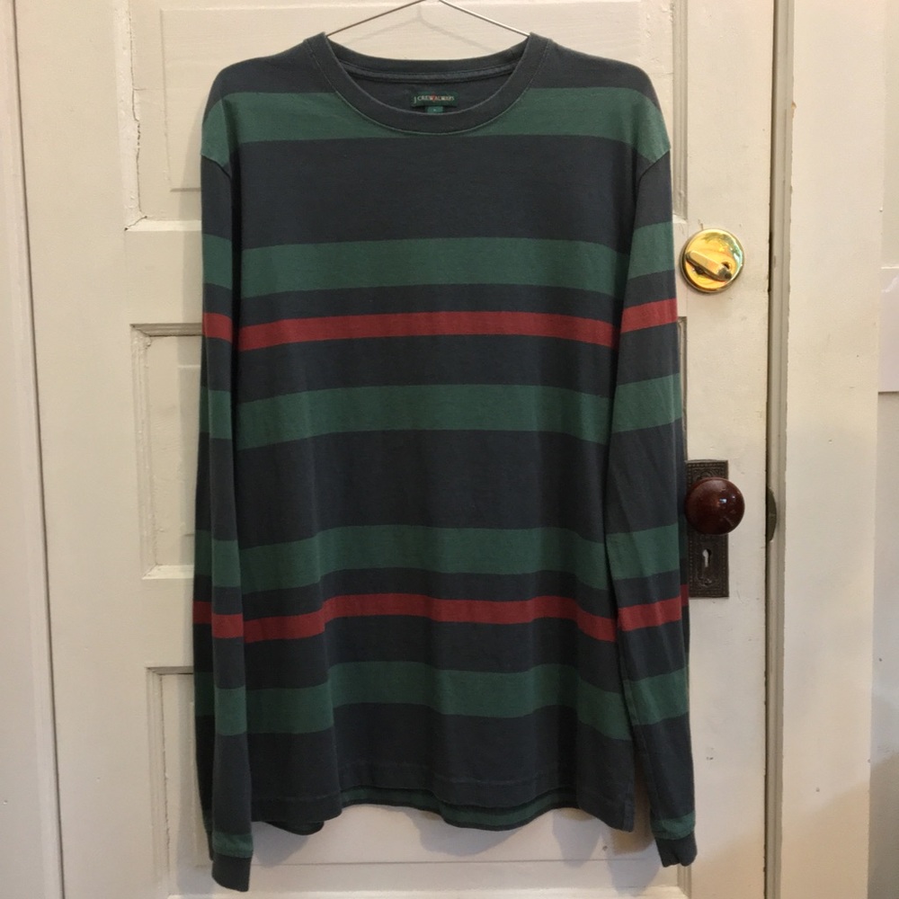 J Crew Long Sleeve Striped Shirt